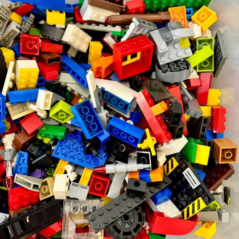 Bulk Lot of LEGO Replacement Bricks Blocks Parts 3+ Lbs. Preowned Modern